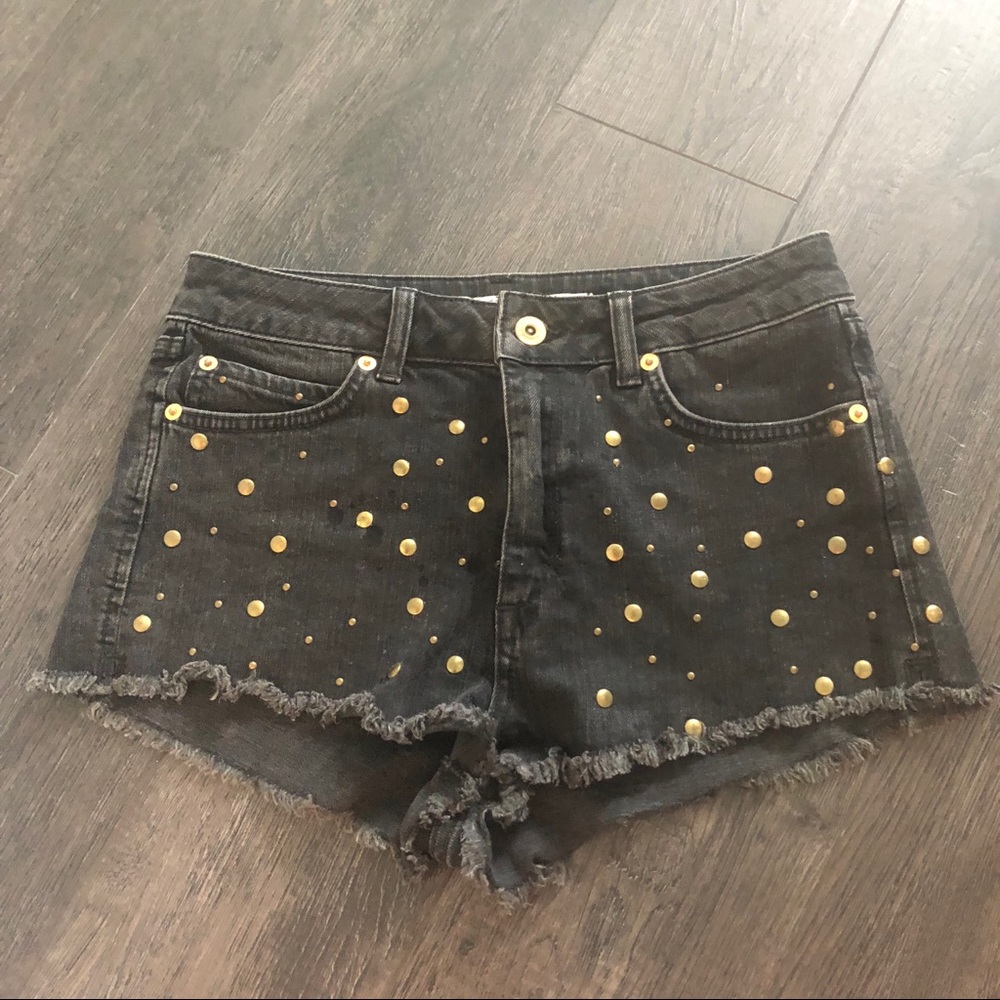 Studded H&M Shorts Indie Sleaze